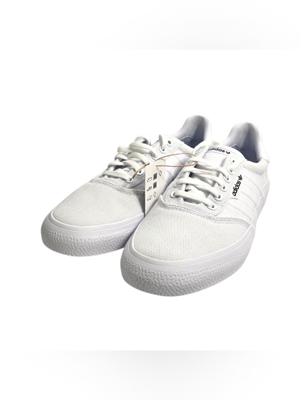 Size 9 Mens 10 Womens - adidas 3MC Vulc Cloud White NIB - Picture 2 of 12